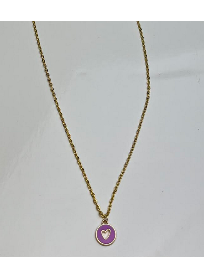 Cutout Heart Necklace
