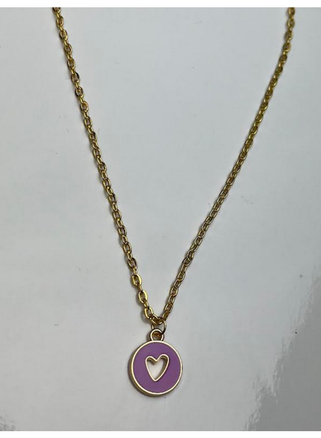 Cutout Heart Necklace