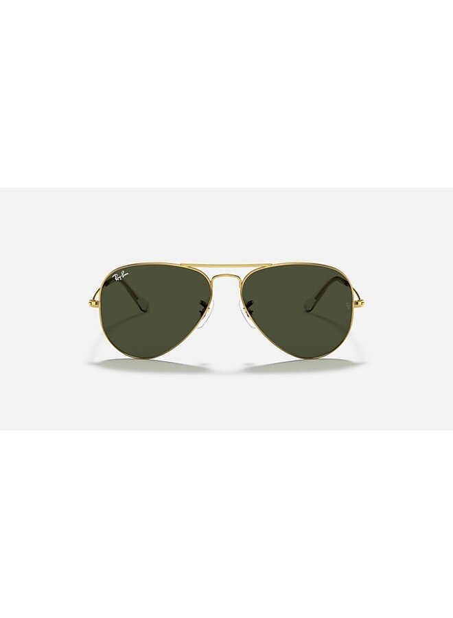 Aviator Large ORB3025 Metal Arista W/ Green