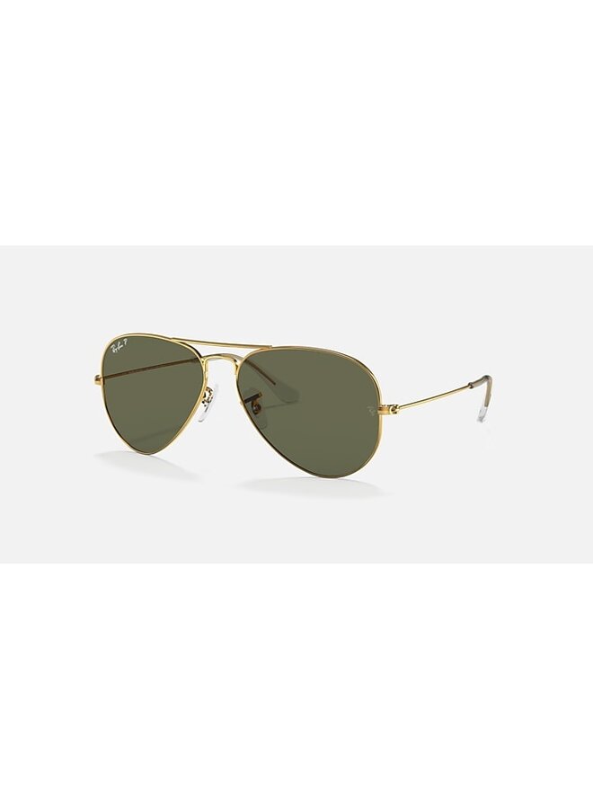 Aviator Large ORB3025 Metal Arista W/Green Polarized