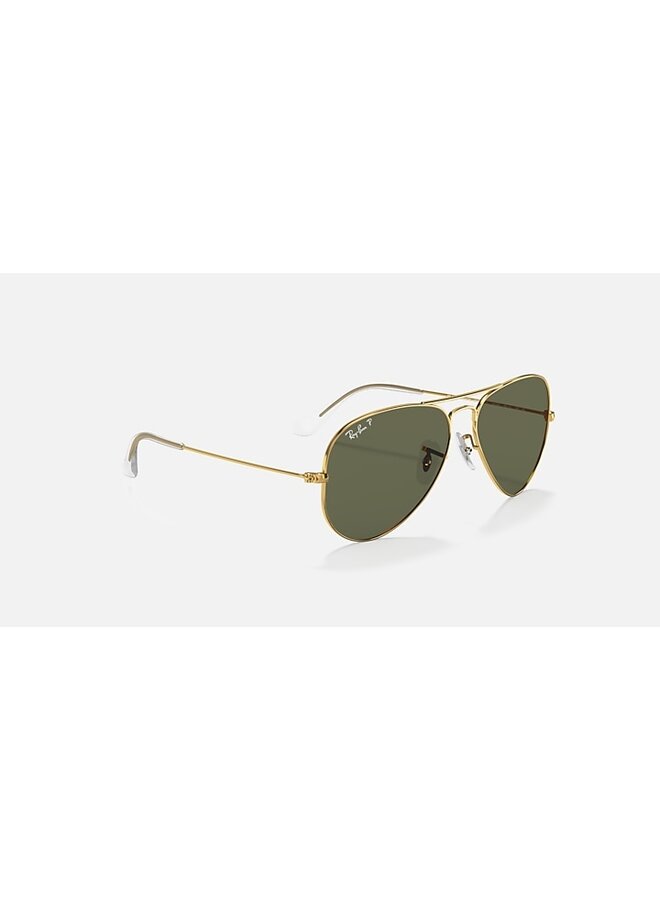 Aviator Large ORB3025 Metal Arista W/Green Polarized