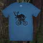 Unisex Biking Octopus Tee