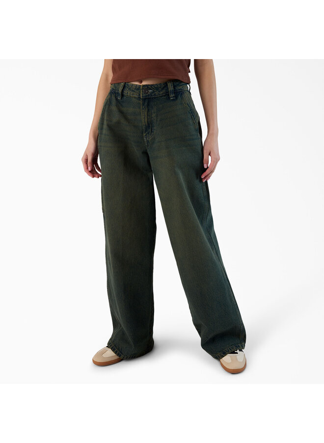 Womens X Loose Denim Carpenter Pant