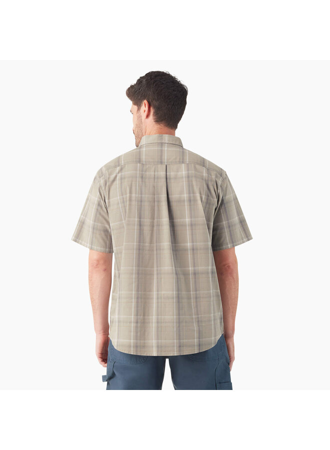 Mens SS Yarn Dyed Flex Plaid Shirt