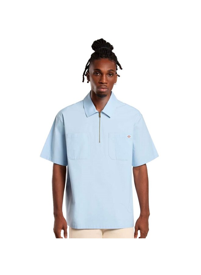 Mens Ranch Quarter Zip SS Shirt
