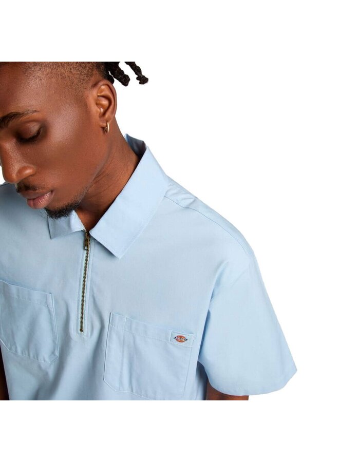 Mens Ranch Quarter Zip SS Shirt