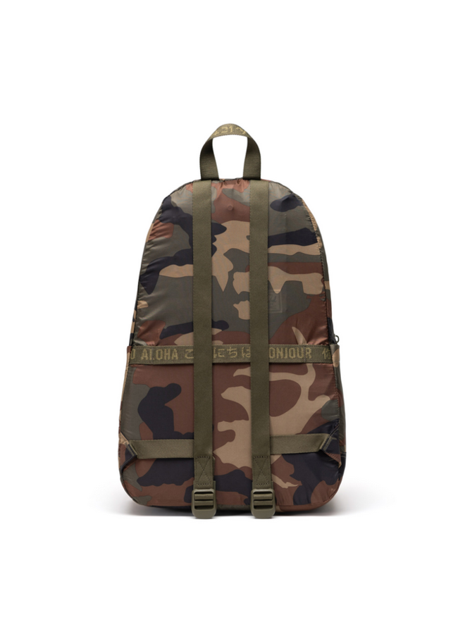 Rome Packable Backpack - Woodland Camo