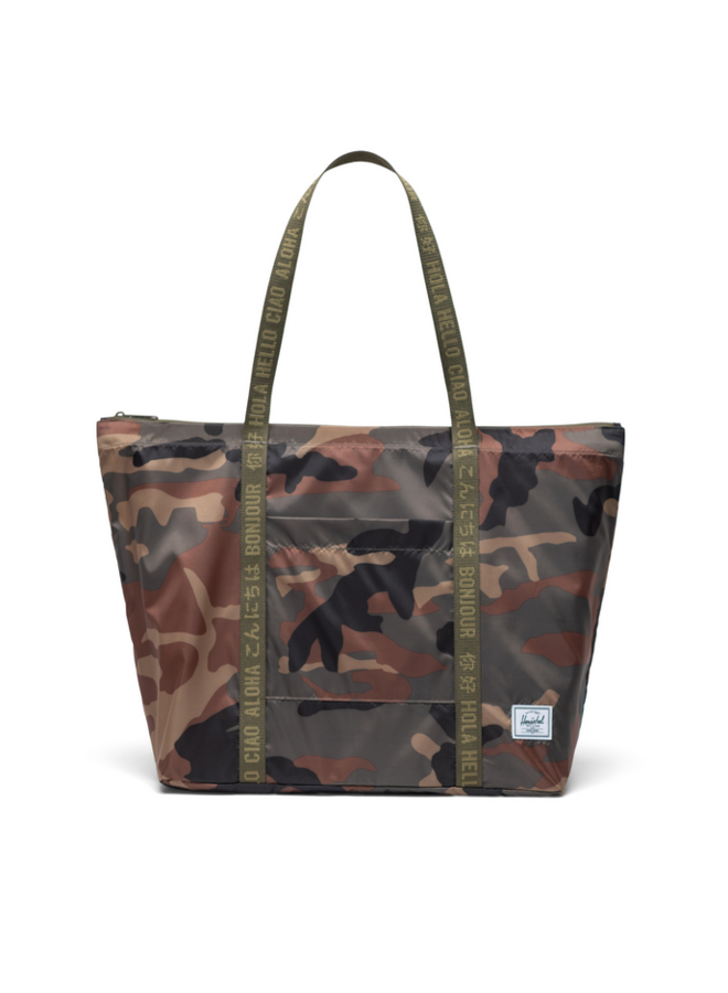 Portland Packable Tote - Woodland Camo