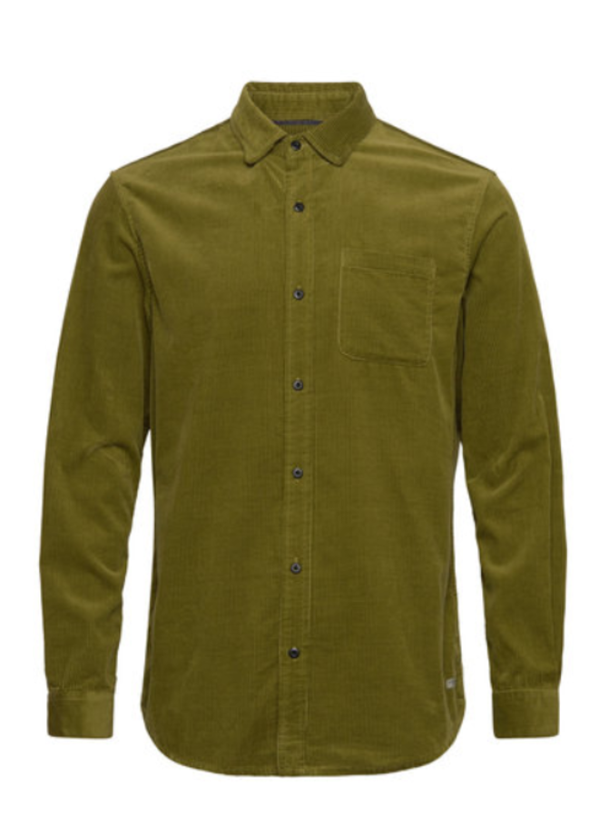 SOLID CORDUROY SHIRT
