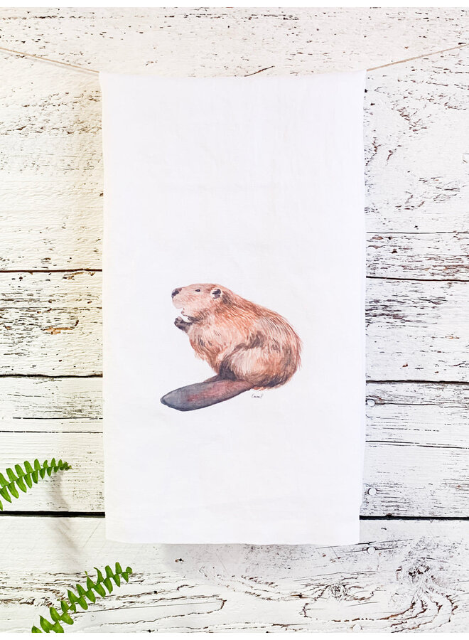 Tea Towel - Beaver