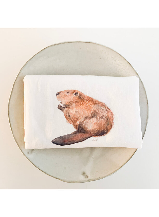 Tea Towel - Beaver