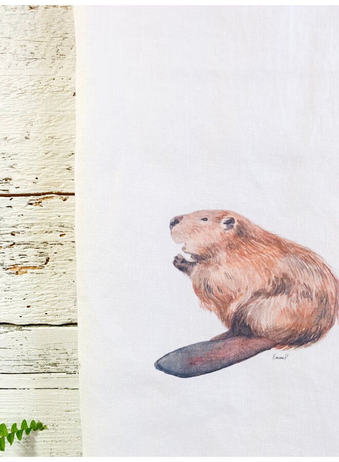 Tea Towel - Beaver