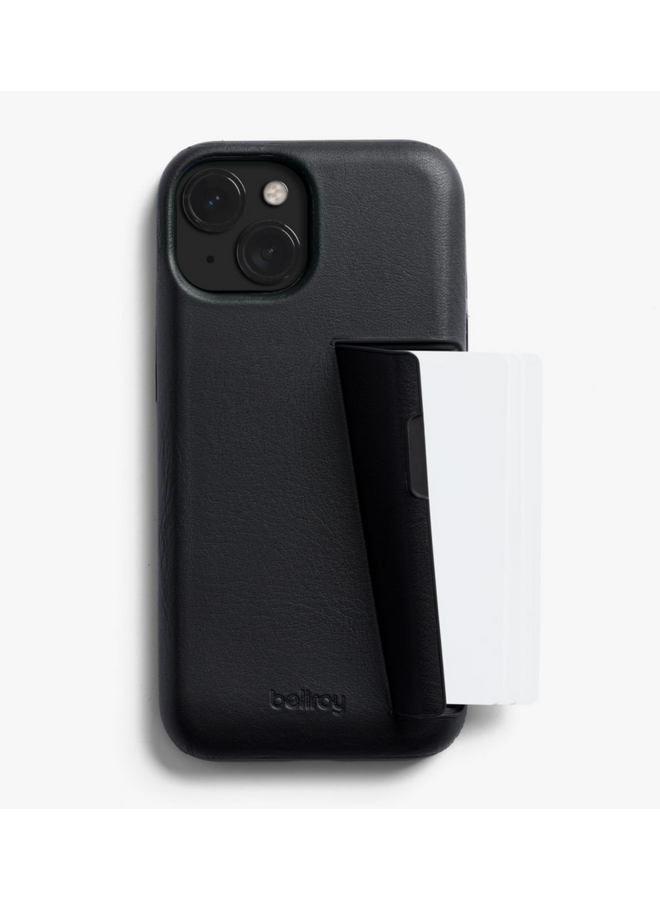 Phone Case 3 card iPhone 15 - Black