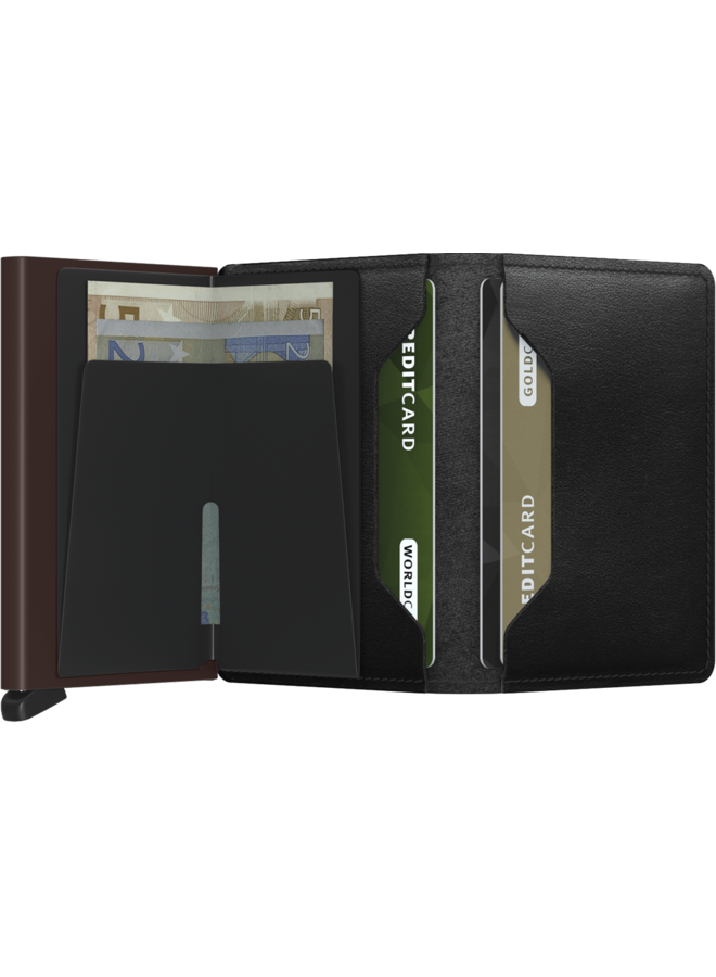 Slimwallet Original Black Brown