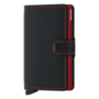 Miniwallet Matte Black & Red