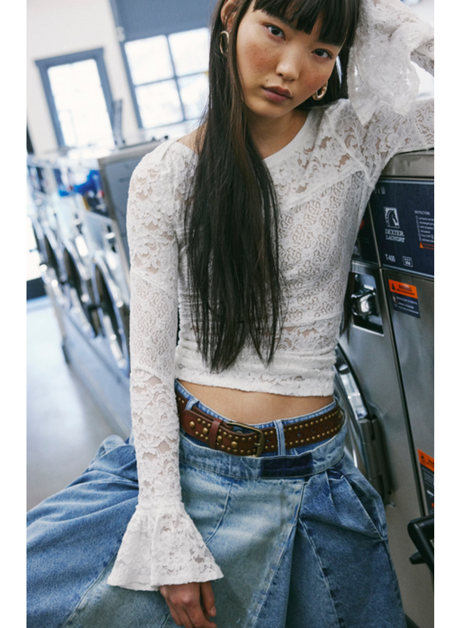 Lace Layering Long Sleeve