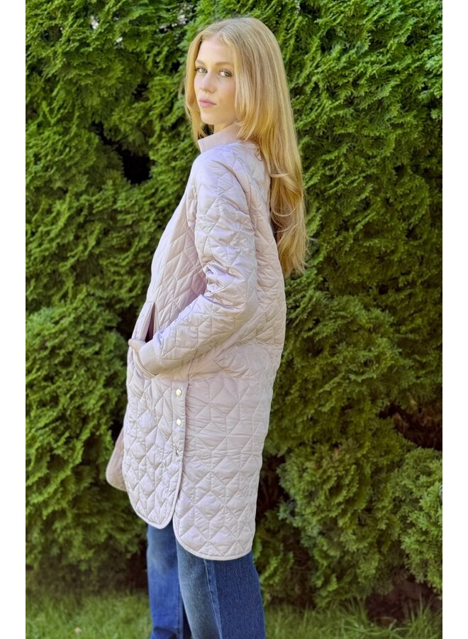 Quilt Coat Burnished Lilac