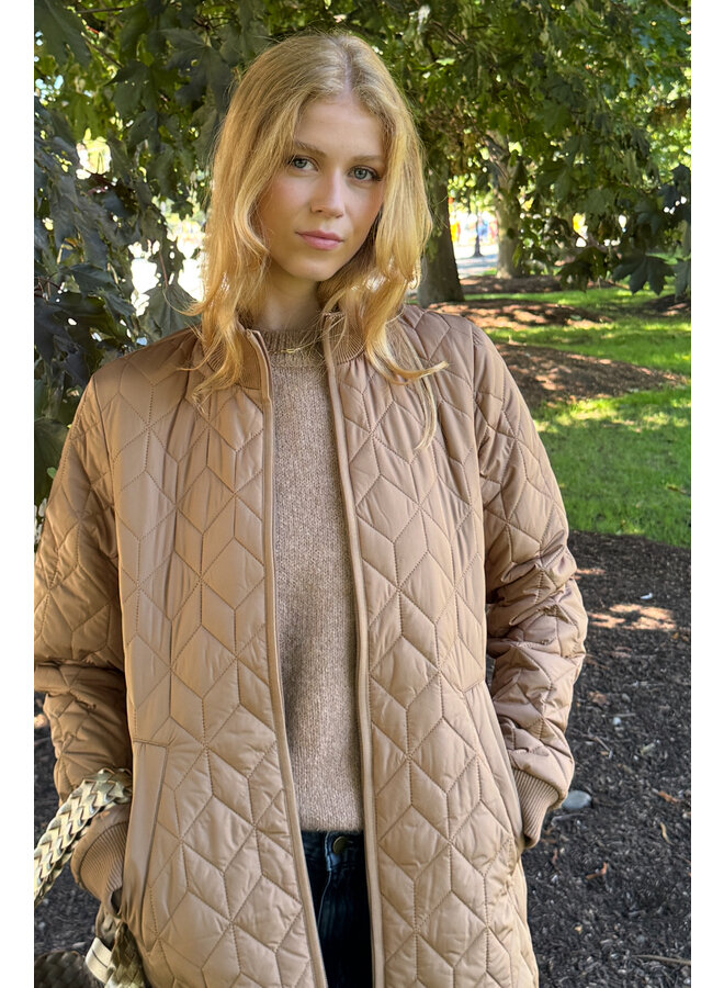 Quilt Coat Mocca