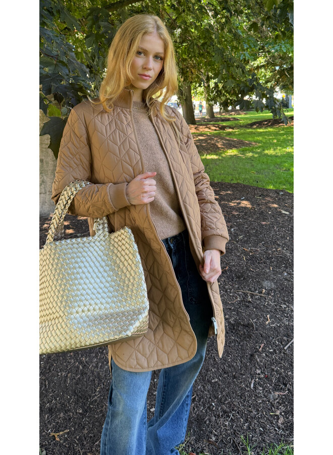 Quilt Coat Mocca