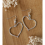 Organic Heart Earrings