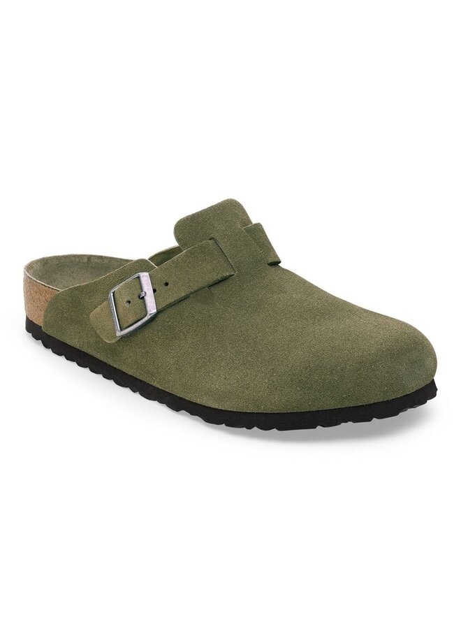 Boston Soft Footbed Suede Thyme Tonal N