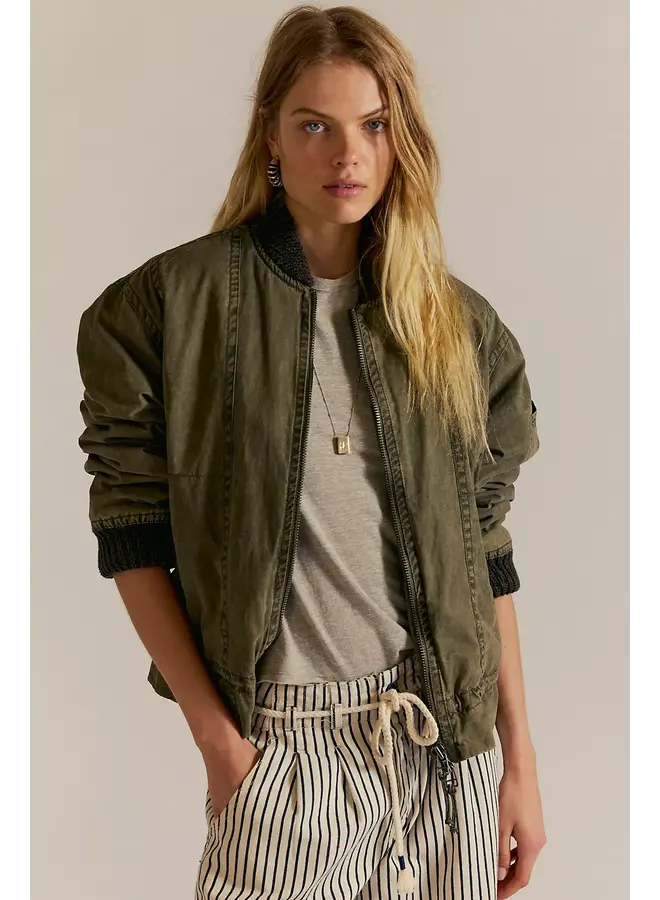 Jax Washed  Bomber