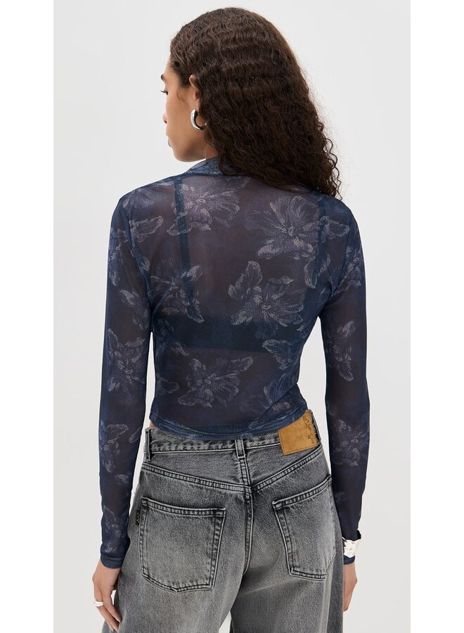 Iris Mesh Top