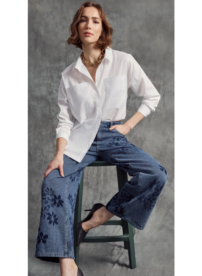 Loose Poplin Shirt