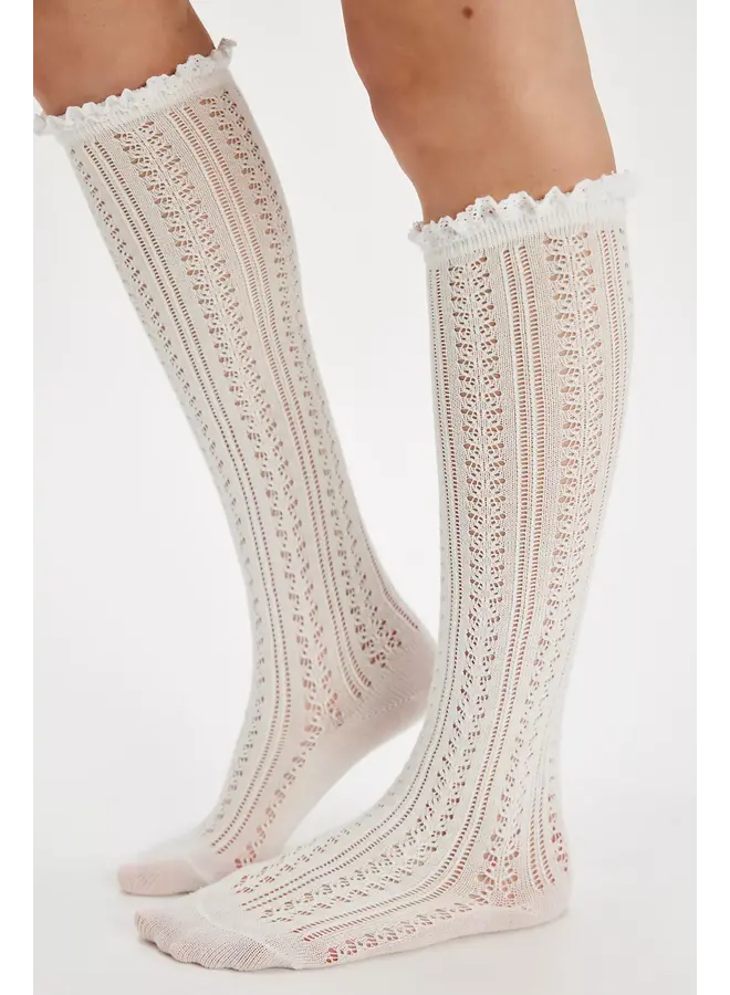 Misty Net Pointelle Tall