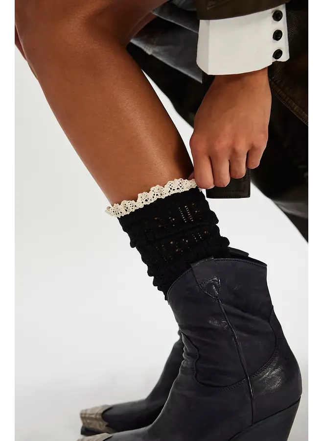 Misty Net Pointelle Tall