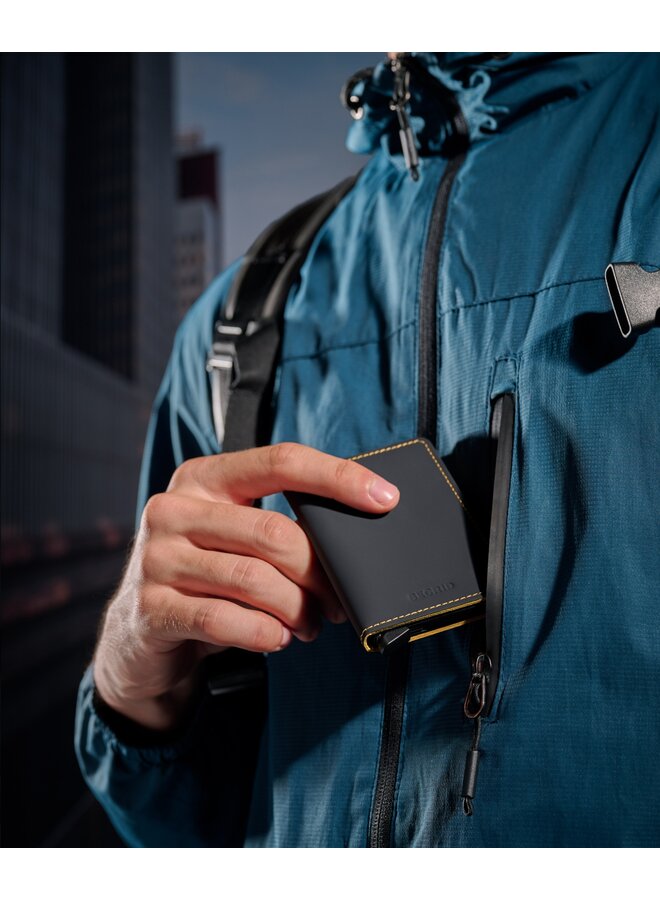 Slimwallet Original Black & Ochre