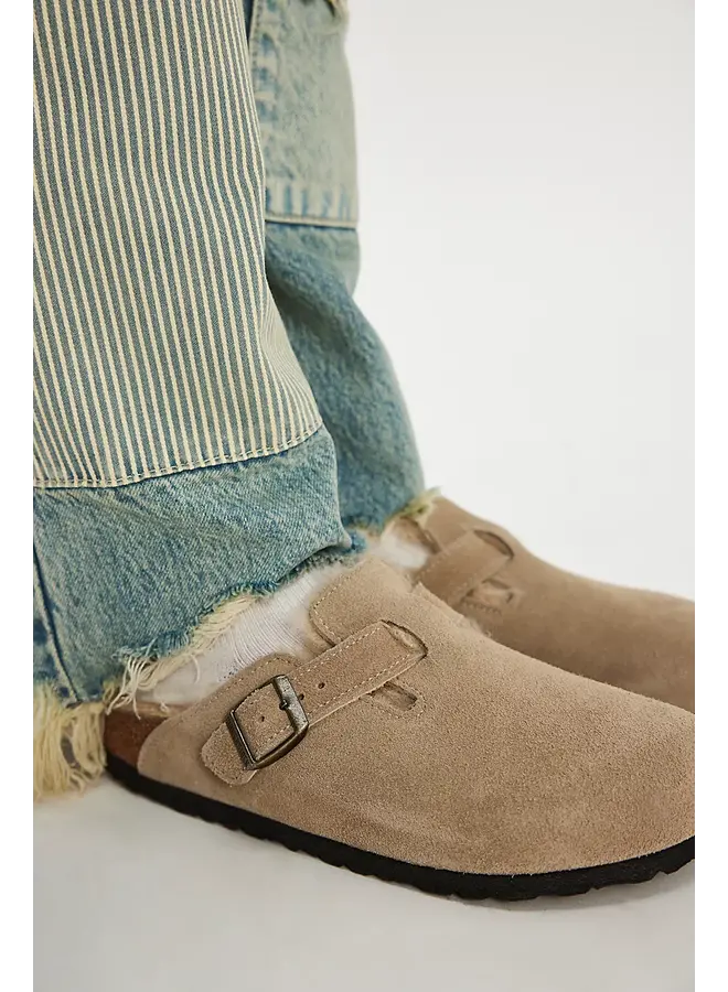 Boston Shearling Suede Taupe N
