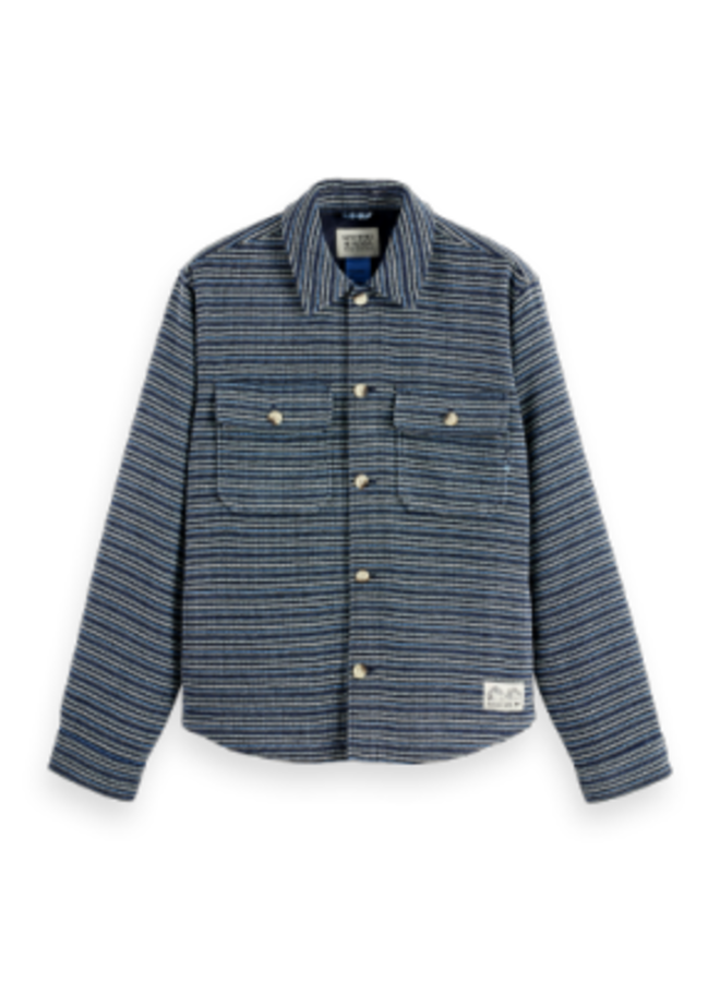 Structured Striped Overshirt