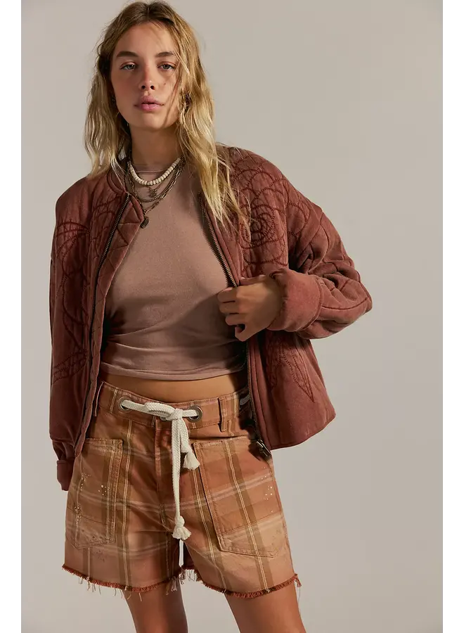 Rose Sweatshirt Jacket