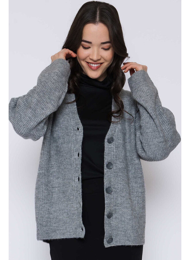 Chrys-Ribbed Cardigan