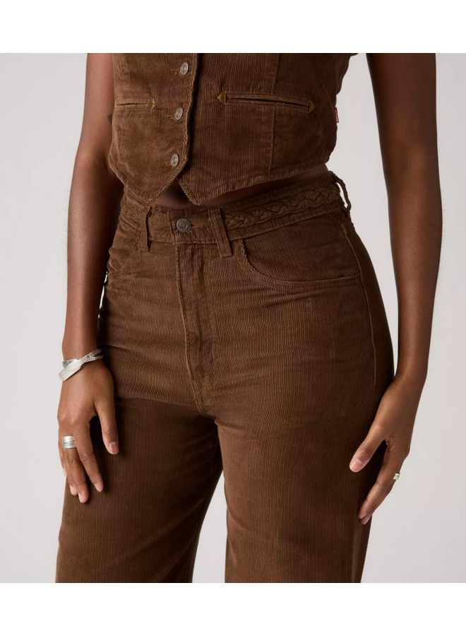 Women's Ribcage Wide Leg Braided Jeans