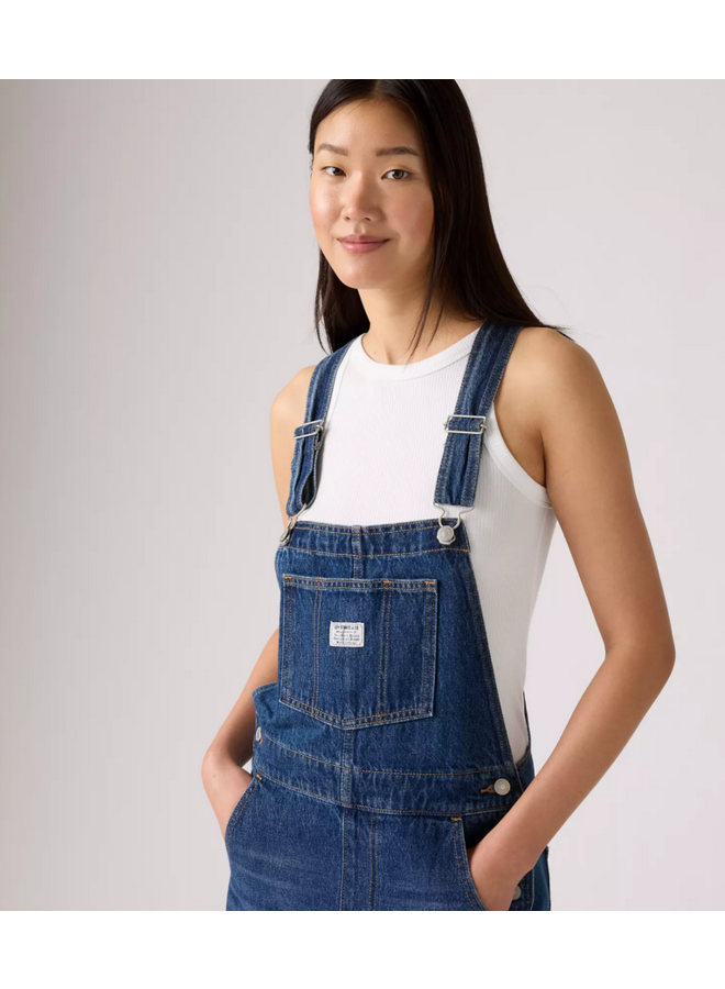 Women's Vintage Denim Overalls