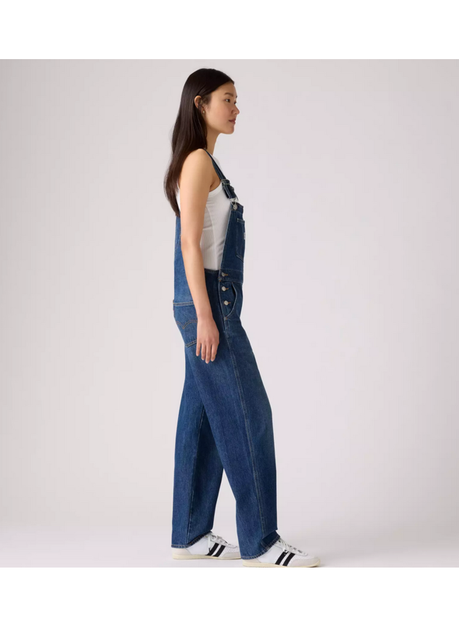 Women's Vintage Denim Overalls