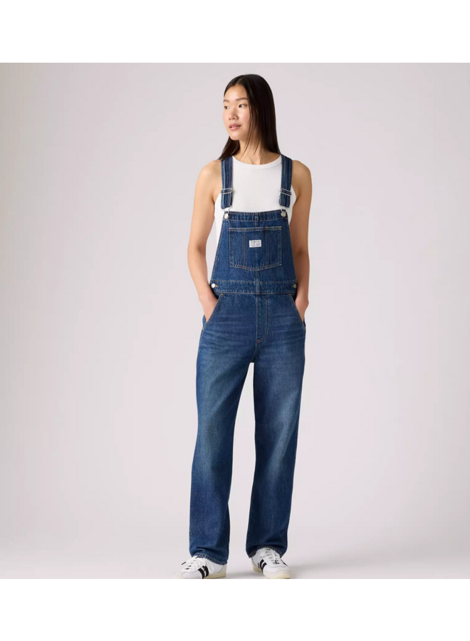 Women's Vintage Denim Overalls