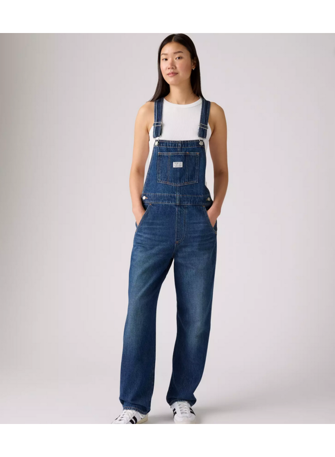 Women's Vintage Denim Overalls