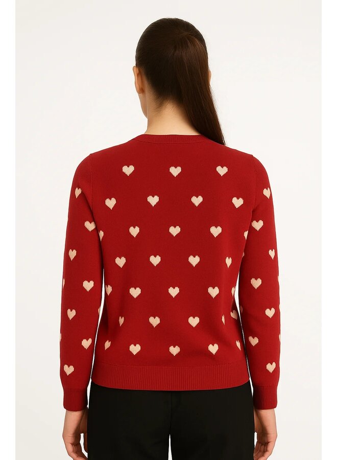 Falling Hearts  Sweater