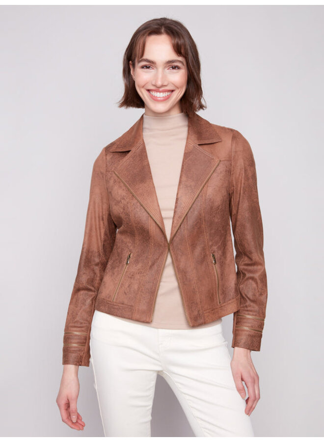 Vintage Faux Leather Jacket