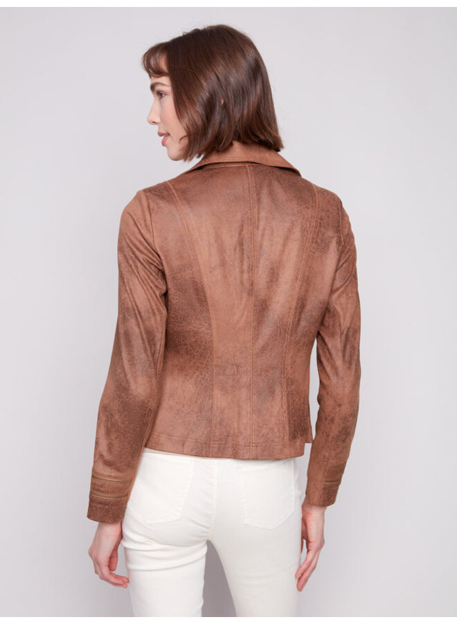 Vintage Faux Leather Jacket