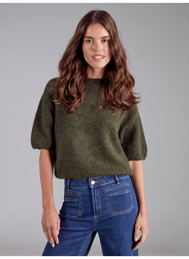 Balloon Elbow Sleeve Knit