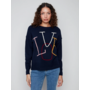 Love Embroidered Crew Neck