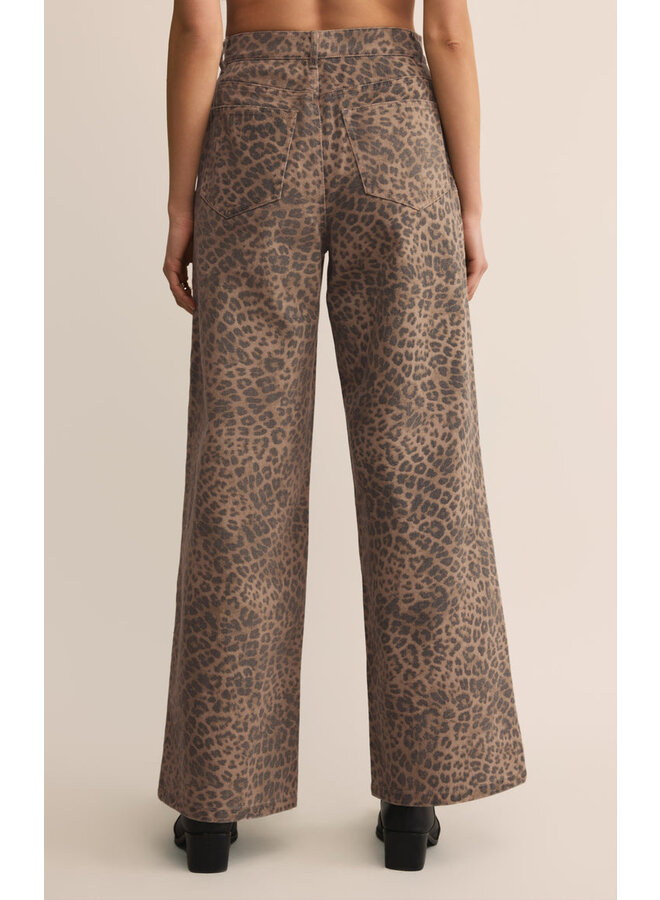Marli Denim Leopard Pant