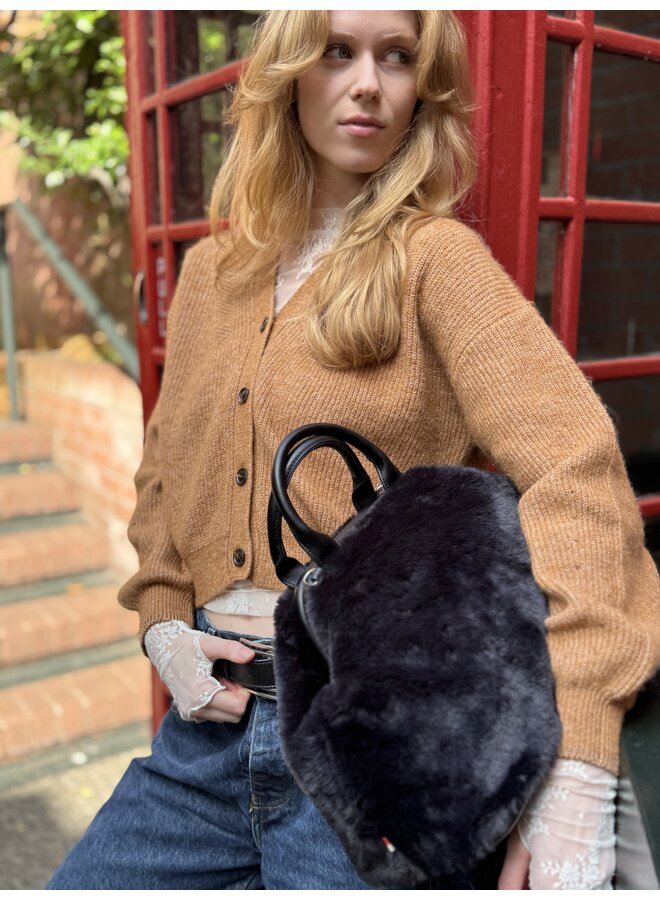 Fuzzy Relaxed Cardigan