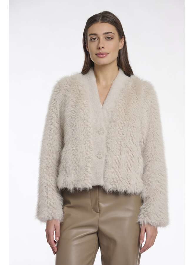 Chaimae Faux Fur Jacket