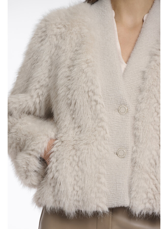 Chaimae Faux Fur Jacket