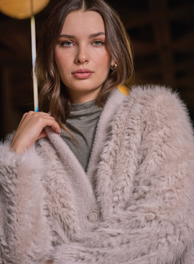 Chaimae Faux Fur Jacket